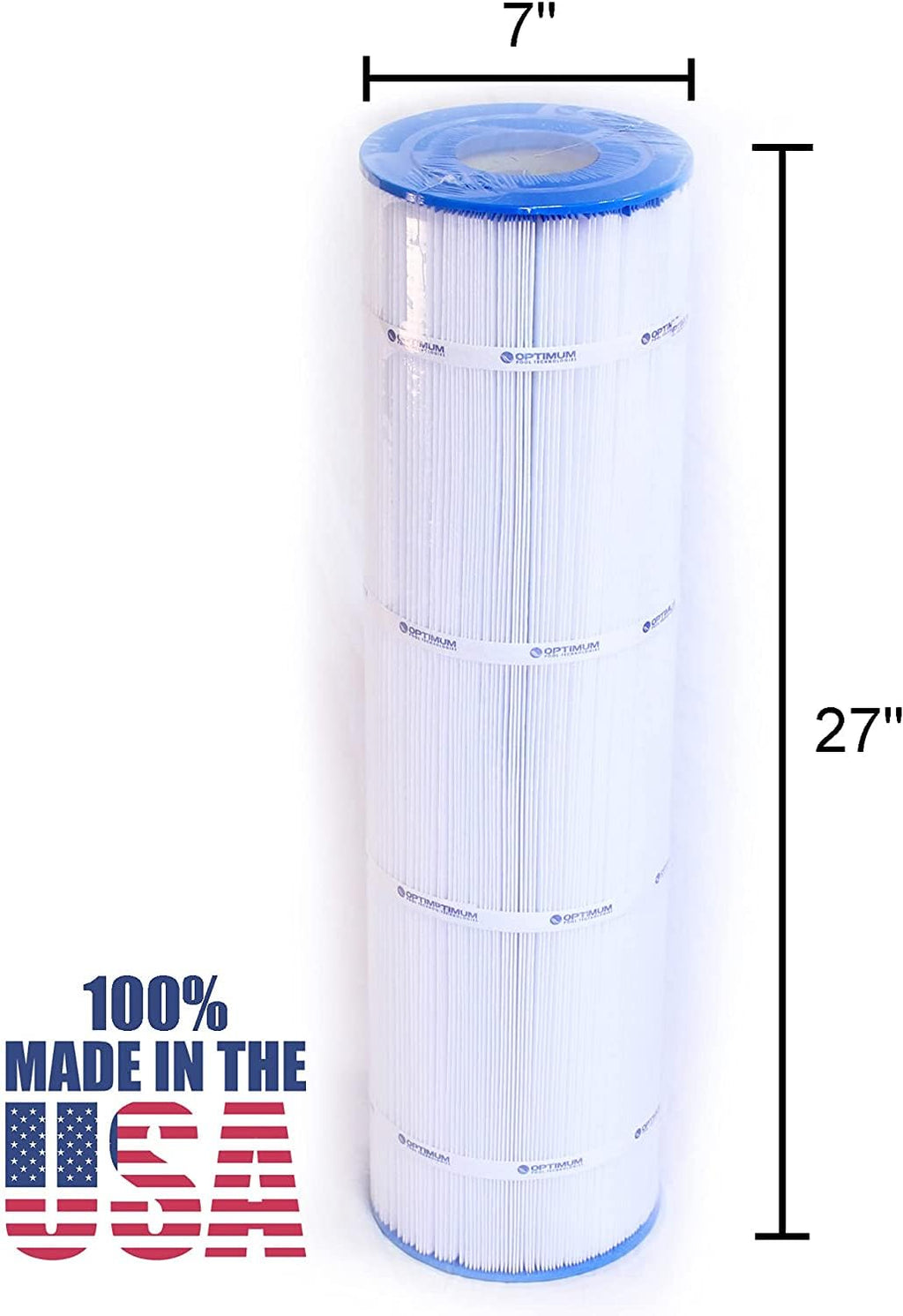 Optimum Pool Technologies Pool Filter 4-Pack, Compatible Replacement for Jandy® CL340 R0554500, Unicel C-7459, Filbur FC-0800, & Pleatco PJAN85 Filter Cartridges