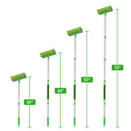 Zavrski Ceiling Fan Cleaner Duster with 6 Ft/72'' Extension Pole High Ceiling Fan Blade Cleaning Tool Microfiber Duster Reusable Pads for Cleaning Ceiling Fan, Baseboard, Blind, Cobweb, Molding