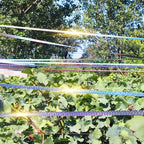 Bird Scare Ribbon Double Sided Holographic Reflective Ribbon Tape to Keep Away Woodpecker, Pigeon, Hawks, Grackles Bird (0.9in x 260ft)