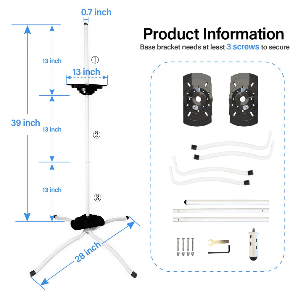 Vootenec Vertical Pool Filter Cleaner Stand Tool - Boosts Cleaning Speed, Universal Fit for 3", 4", 6" Filter Cartridges