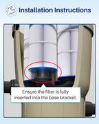 POOLPURE C-7482 Pool Filter Replaces Jandy CL580, CV580, PJAN145, Ultral-A10, Unicel C-7482, Filbur FC-0820, A0104100, R0357900, Filbur FC-6415, SD-01109, 145 sqft Filter Cartridge 4 Pack