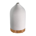 Gooamp 200ML Ceramic Diffuser,Aromatherapy Diffuser,Essential Oil Diffuser with 7 Color Lights Auto Shut Off for Home Office Room,Wood (1/3/6/ON hrs Working time)