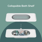 Angelcare Baby Bath Bundle — Ergonomic Bath Support + Collapsible Bath Shelf | Newborn Bath Seat & Organizer | BPA-Free, Space-Saving