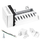 Nurfosttek 2198597 Ice Maker, 185W 115V 60Hz, Compatible with Whirlpool Maytag KitchenAid Amana Refrigerator, Replaces W10122502 626663 1016069 2198678, High Efficiency Ice Making