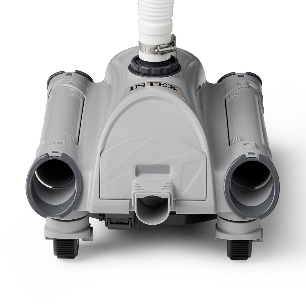 Intex 28001E Above Ground Pool Automatic Pool Cleaner Pressure Side Vacuum Cleaner with 24 Foot 7 Inch Hose for Intex Pools Only w/ a 1.5 Inch Fitting