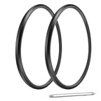 Wheelchair Rear Wheel Replacement Tire, Wheelchair Tire, 24 "X 1" Universal Flat-Free Polyurethane Tire, Suitable For Manual Wheelchair Tire Replacement (1 Pair)