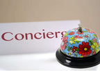 WEKOIL Call Bell Desk Service Bell Ding Bell for Restaurant Hotel Room Kitchen Party Office Receptionist Elderly Teachers Chef Large Cute Bell,3.3 inch