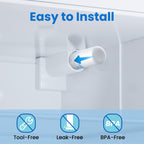 Haprait HP005 Replacement for Frigidaire ULTRAWF, Pure Source Ultra, Kenmore 9999, 469999, 46-9999, A0094E28261 Water and Ice, 3 Count