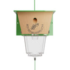 Best Bee Brothers Ultimate Carpenter Bee Trap for Outside with Large, Clear External Receptacle, Internal Bee Vault & Spring-Loaded Door, 5.75" L x 6" W x 4.5" H