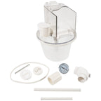 R211100 Vac-Mate Pool Cleaner Dispenser Box – Multi-Function Vacuum Skimmer Attachment – Includes Basket, Pressure Gauge & Easy Install Kit