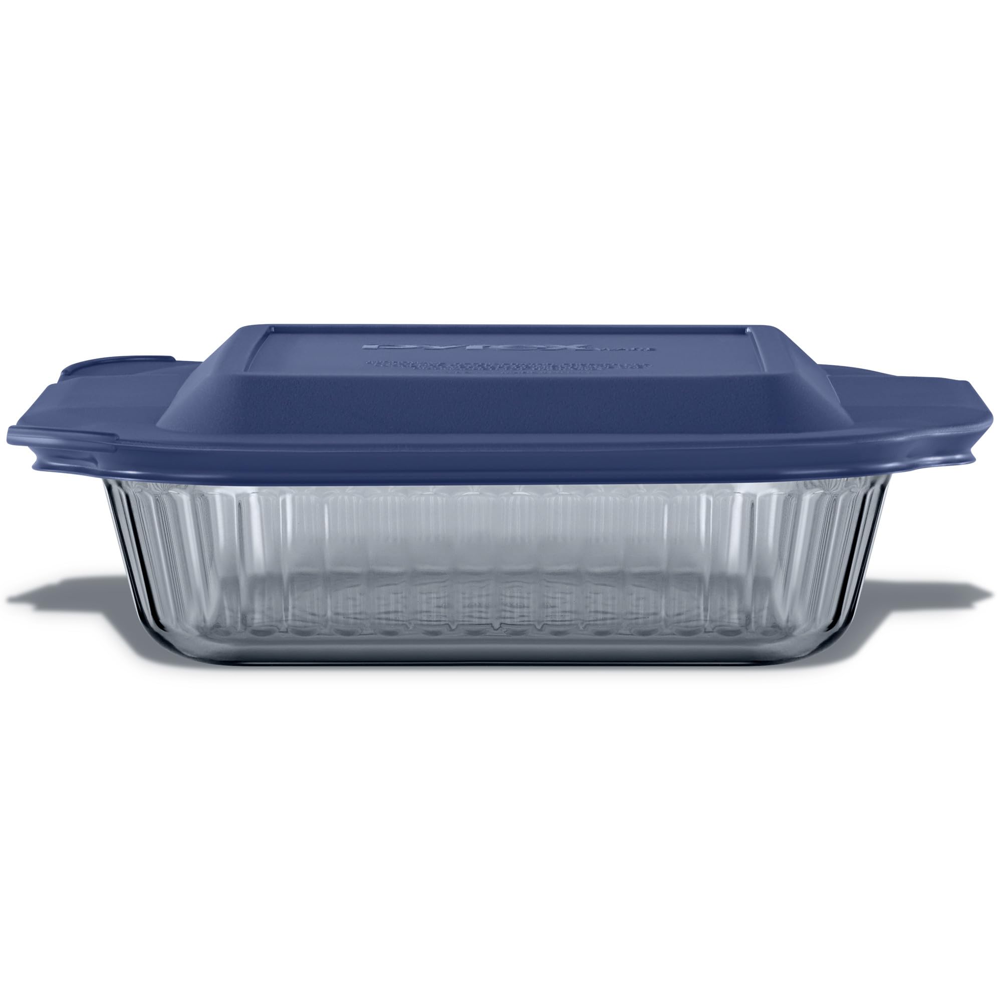 Pyrex Colors Tinted (8x8) Glass Baking Dish with BPA-Free Lid, Oblong Bakeware Glass Pan For Casserole & Lasagna, Dishwasher, Freezer, Microwave and Pre-Heated Oven Safe, Smoke