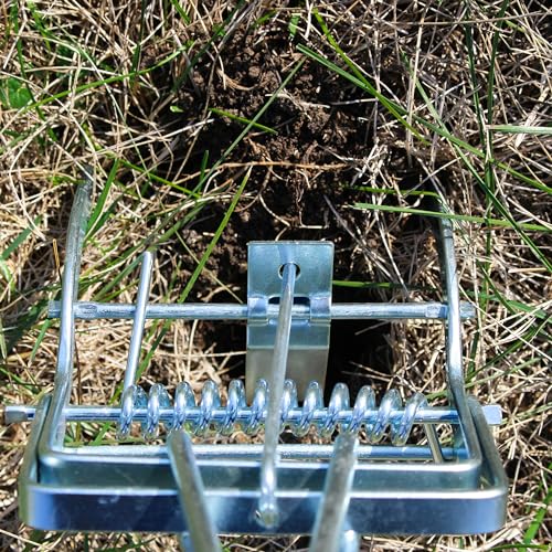 Ruralty Clamp Mole Trap - Mole Claw Trap 1pk Gopher Snare Groundhog Snare Trap Mole and Ground Squirrel Traps