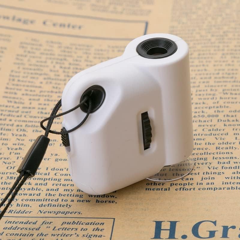 Microscope Accessories Kit - LED Light Microscope - TH-7004C - HD - White - Plastic - 55x Magnification