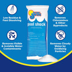 In The Swim Chlorine and Shock Bundle for Sanitizing Swimming Pools – Includes 25 Pound Bucket of 3 Inch Stabilized Chlorine Tablets and 12 x 1 Pound Bags of 68% Cal-Hypo Pool Shock