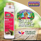 Bonide Captain Jack's Slug Magic Granules, 24 oz Snail & Slug Killer, For Organic Gardening, Pet Safe Formula