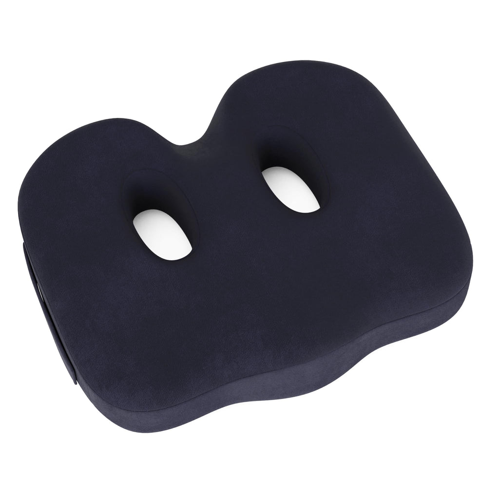 Sit Bone Memory Foam Cushion | Pressure Relief Pad for Hamstring and Ischial Tuberosities | Comfort in Desk Chair or Car Seat