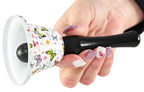 Home-X Butterfly Handheld Call Bell - Dinner Bell for Inside, School, Classroom, Wedding Bells, Service Desk, Bell for Elderly, Seniors, Patients, Adults, Kids, Meditation, Jingle Hand Bell
