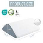 Ziiyllean Wedge Pillow for Knee Bed Wedge Pillow for Sleeping, Wedge Pillows for After Surgery Leg Pillow for Sciatica Back Knee Hip Ankles Back Pain Relief
