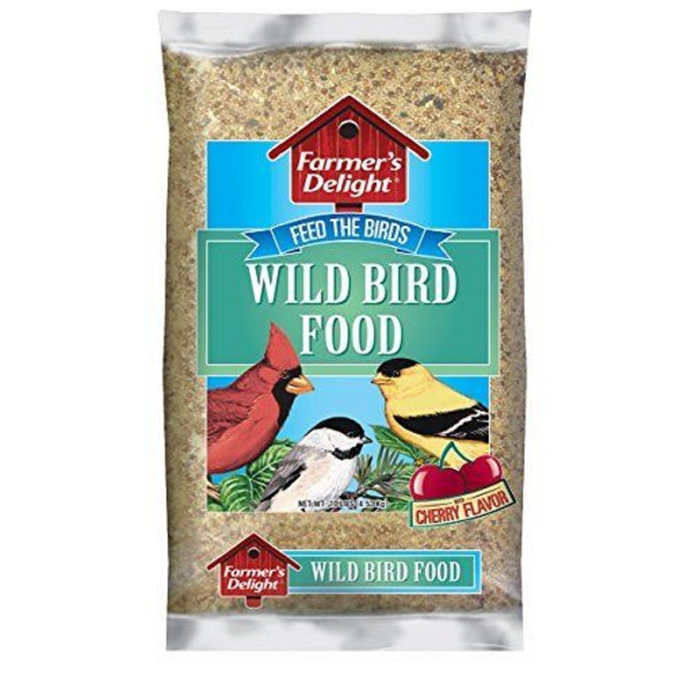 Wagner's 53002 Farmer's Delight Wild Bird Food with Cherry Flavor, 10-Pound Bag