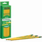 Wood-Cased Pencils, Unsharpened, 2 HB Soft, Yellow, 24 Count