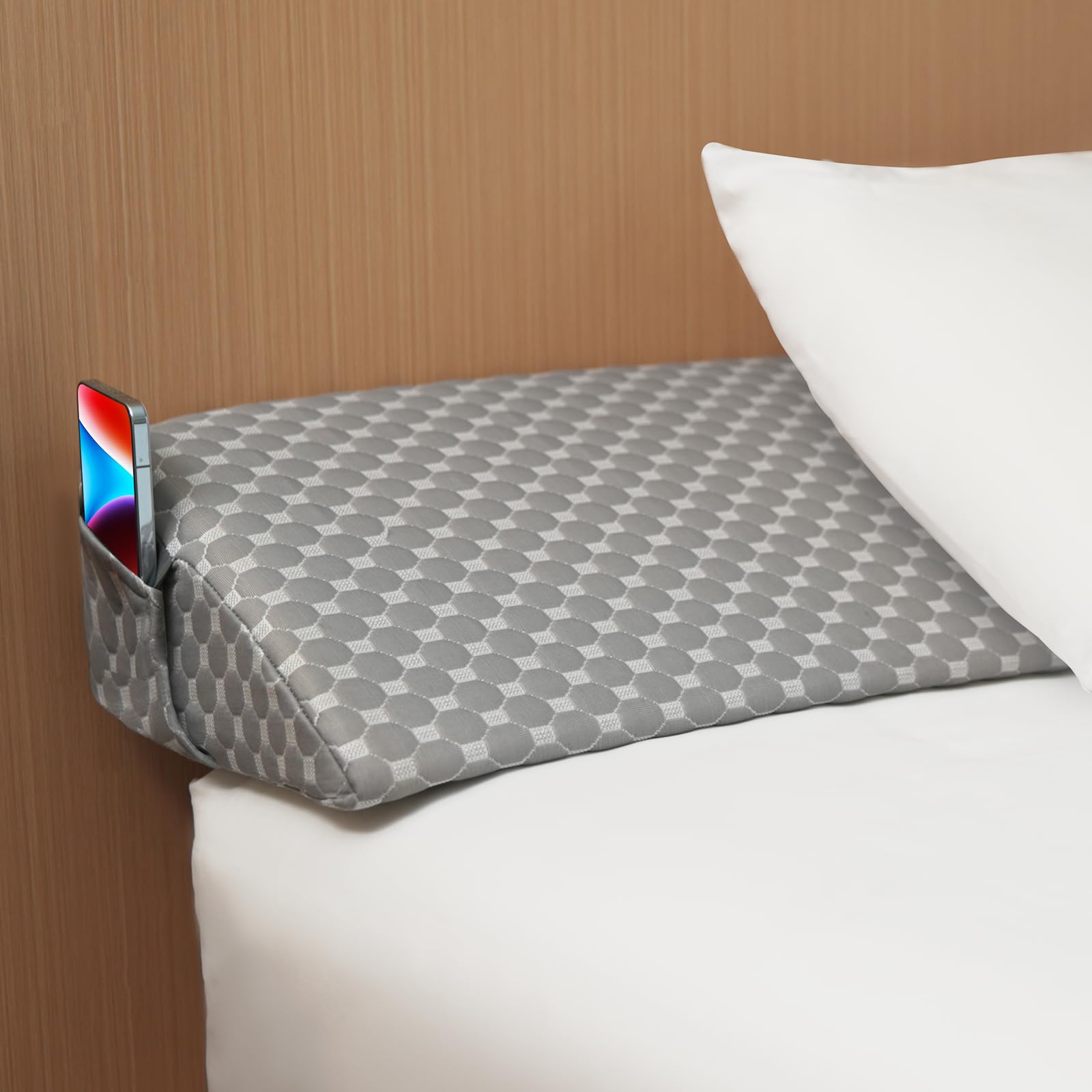 Lvemilio Queen Size(60"x10"x6") Bed Wedge Pillow, Bed Gap Filler for Headboard, Headboard Bolster Pillow, Wall Pillow, Fill The Gap (0-8") Between Headboard/Wall and Mattress