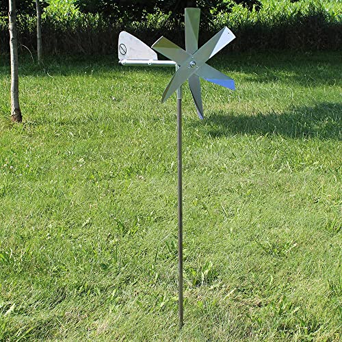 Lehman's Mole Chasing Humane Deterrent Windmill Covers 20,000 Feet Using Vibrations from Wind, Single