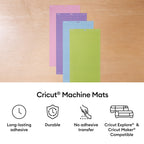 Cricut Cutting Mat Variety Pack (4 Count, 12in x 24in) - for Explore & Maker Machines - Includes 2 StandardGrip, 1 LightGrip, 1 StrongGrip