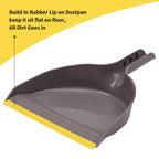 Broom and Dustpan Set,Indoor Broom with Dust pan Combo Set for Home,Angle Kitchen Broom for Floor Sweeping