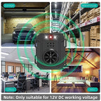4 Pack Rodent Repellent Ultrasonic Under Hood, Mouse Repellent with Ultrasonic and Strobe Light Keep Mouse Rodents Squirrel Rat Mice Out of Car Engine Truck RV,Rodent Deterrent for Vehicle Protection