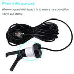 Glx-Flo-Rp Flow Switch for Hayward Goldline Aquarite Salt Systems, Pool Flow Sensor Suitable Hayward Salt Cell & Chlorine Generator, Flow Switch for Aqua Rite Swimming Pool Salt Cell with 15 Ft Cable