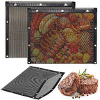 AOOCAN Mesh Grill Bags 13.1 x 10.6 Inch Set of 2-100% Non-Stick Heavy Duty Barbecue Grill Bags, Reusable and Convenient to Clean, Works on Charcoal Grill Outdoor Gas Charcoal Roast - Extended Warranty