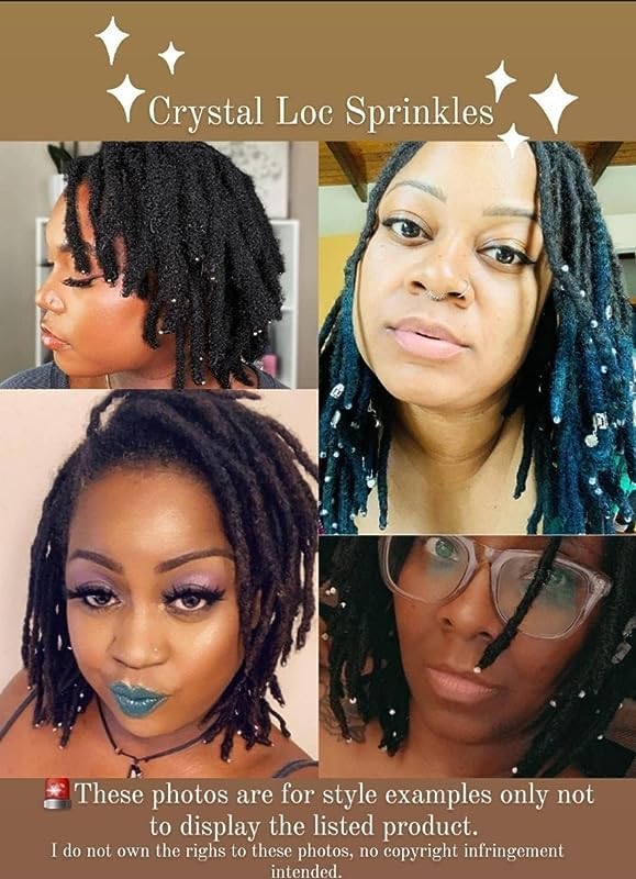 Metal Loc sprinkle Hair Beads, DreaLock Hair Accessories, Loc Jewelry (100% Copper, 6/0 4mm)