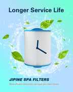 JIPINE PAS50SV Hot Tub Filter Replaces Artesian Spa Filter, Magnum AR50, PAS50SV-F2M, 6CH-502, FC-0311,06-0006-12,Master Deluxe M60506,Baleen AK-90161,Excel Filters XLS-604 Spa Filter, 2 Pack