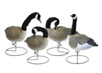 FLEXFLITE DECOYS Goose 4 Pack, Flexible Neck, Unlimited Head Positions, Feather Tracking Paint, Removable Flocked Neck Sleeve, Machine Washable