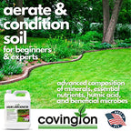 Liquid Aerator (32oz) - Liquid Lawn Aerator Loosens & Conditions Compacted Soil for Increased Nutrient Uptake - USA Made, Minerals, Nutrients, Humic Acids, & Microbes for Healthier Growth