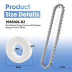 Pokin Pool Cleaner Accessories, The Climbing Ring Replacement 6101611-R4, Timing Track 9985006-R2 and 3884997-R6 Guide Wheels Pulley Gears Combo Kits for Maytronics Dolphin Nautilus cc Plus Parts