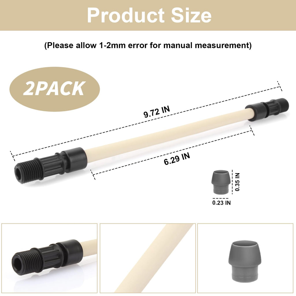 Pump Tube Replacement for Sten-ner MCCP202 Pump Tube #2, 0-100 Psi / 0-6.9 Bar, Fits All Classic, 45, 85, Single Head, SVP, and M128 Pumps, 5 Pack