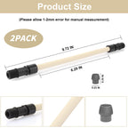 Pump Tube Replacement for Sten-ner MCCP202 Pump Tube #2, 0-100 Psi / 0-6.9 Bar, Fits All Classic, 45, 85, Single Head, SVP, and M128 Pumps, 5 Pack