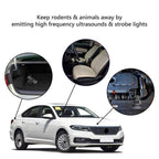 Angveirt Battery Operated Rodent Repellent RV Pest Mouse Repeller Electronic Ultrasonic Mice Repeller Humane Mouse Trap Substitute Car Deterrent Under Hood Animal Repeller