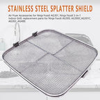 Stainless Steel Splatter Shield for Ninja Foodi AG301, Air Fryer Accessories for Ninja Foodi 5-in-1 Indoor Grill, Replacement Parts for Ninja Foodi AG300, AG300C,AG301C, AG302, AG400