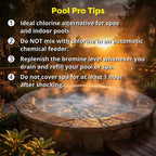 In The Swim 1 Inch Bromine Plus Tablet Sanitizer for Spas, Hot Tubs, or Swimming Pools - Pre-Stabilized, Low Odor, Chlorine Alternative – 3.5 Pounds
