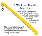 RMS Economy 4 Piece Set Hip Kit - Ideal for Recovering from Hip Replacement, Knee or Back Surgery, Mobility Tool for Moving and Dressing (26 Inch Reacher)