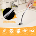 Drain Cleaning Brush, Kitchen Sink Drain Clog Remover Brush, Flexible Long Pipe Hair Clogs Catcher Cleaner Tool for Toilet, Bathroom Tub