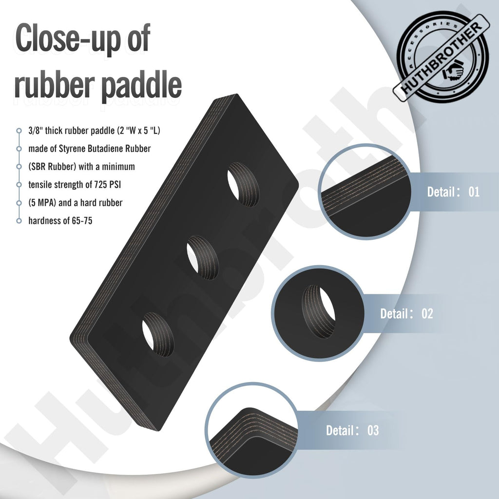 Snow Blower Impeller Modification Kit Universal 3/8" 3-Blade, for Modifies 2-Stage Machine, (3)