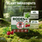 Rodent Repellent 36 Balls, Peppermint Oil Mouse Repellent Indoor & Outdoor Use, Natural Moth Balls for Rodent Mice Repellent for Home, Garage, Car, RV & Garden