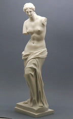 Aphrodite Venus De Milo Greek Goddess Cast Marble Statue Sculpture 15.55 inches