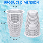 Sanyasi 070387 Strainer Basket Replacement for Pentair Whisperflo Intelliflo Pool Pump Basket, Replace 91110040 B-199 B199 Pool Filter Basket