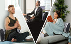 LovXtra Footrest with Acupressure Mat: FSA/HSA Eligible 2-in-1 Foot Rest for Work From Home, Office Under the Desk Accessories, Foot Massager, Acupuncture Pillow. Pain Relief for Feet Knee Heel & Back