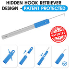 TidyMister Pool Brush Set - 20’’ 2-in-1 Detachable Round Brush with Extra Side Brush for Cleaning Hard-to-Reach Corners, 9 FT Aluminum Extended Pool Pole with Hidden Hook Retriever