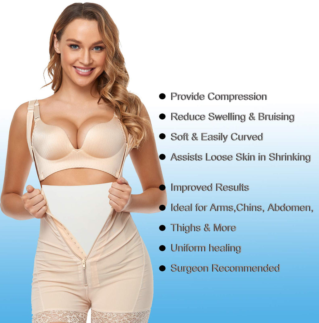 Moolida 3 Pack Lipo Foam - Post Surgery Ab Board for Use with Post Liposuction Surgery Flattening Abdominal Compression Garments Liposuction Foam pads for Recovery 8"X11"